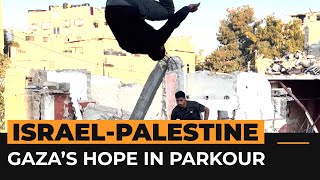 Gaza’s Palestinian athletes find resilience in parkour  Al Jazeera Newsfeed [upl. by Marrilee]