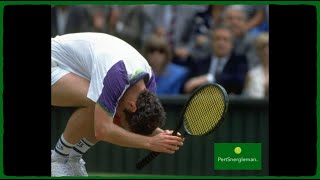 FULL VERSION 1992  Agassi vs McEnroe  Wimbledon [upl. by Hauck447]