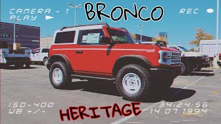 2023 Ford Bronco Heritage 2 Door How Much Is It Gonna Cost And Is It Worth The Premium [upl. by Ahseined]