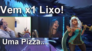 Qiyana falando vem x1 lixo Ovelha e Lobo PEDINDO UMA PIZZA KKKK Dubladores do LOL Zoando 3 shorts [upl. by Padraig]