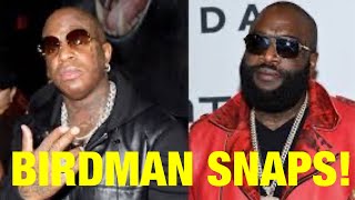 birdman in a interview goes off on rickross and turk about him being fake rap hiphop viral [upl. by Eilojne]