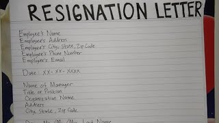 How To Write Resignation Letter Template amp Sample  Writing Practices [upl. by Leahcimnhoj]