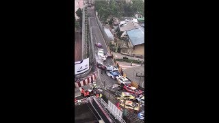 FIA GT World Cup at Macau crash seen from some different views [upl. by Hecklau]