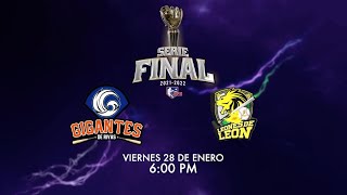 Gigantes de Rivas Vs Leones de León  LBPN  Serie Final [upl. by Rachelle]