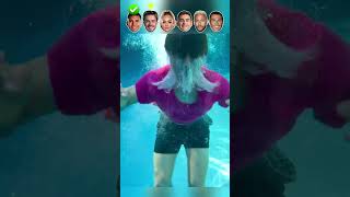 Footballers Water Jump Challenge 🌊 [upl. by Adara]