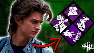 Steve Harrington Stranger Things Lore Build  Dead By Daylight [upl. by Nuahsor96]