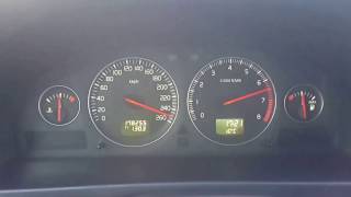 Volvo S60 T5 BSR 2006 0260 kmh Top speed limited acceleration [upl. by Lemert]