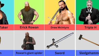 WWE Superstars And Their Iconic Weapons [upl. by Knah]