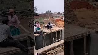 Septic Tank Bottom Slab Shuttering [upl. by Suhpesoj]