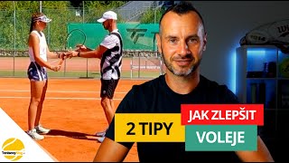 2 TIPY jak ZLEPŠÍME tenisový VOLEJ tenis tenisovaskola jakhrattenis [upl. by Carlson]