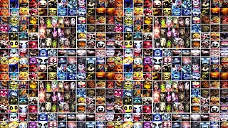 FNAF All Jumpscares in 16 Minutes FNAF 1 2 3 4 SL FFPS UCN HW COD AR SB Ruin 20142023 [upl. by Sesylu]