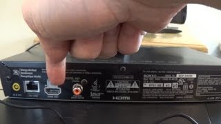 How to Setup a Sony BlueRay DiscDVD Player [upl. by Nylarahs]