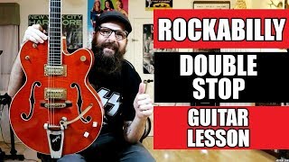 Rockabilly Double Stop Solo Lesson [upl. by Wong]