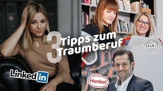 Traumberuf finden amp bekommen  Unternehmen geben Tipps [upl. by Cida]