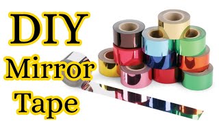 How to make mirror tape at homeSajals Art [upl. by Atoiganap]