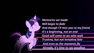 Twilights Journey  Ponyphonic Lyrics [upl. by Tahmosh]