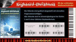 Keyboardlernen KeyboardChristmas 30 der schönsten Weihnachtslieder [upl. by Onnem]