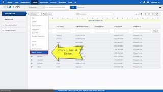 VTiger 6 Extension List Export to XLS Excel [upl. by Ornstead]