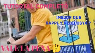 RAPIBOY NUEVA APP DE DELIVERY  EL TERROR DE PEDIDOSYA Y RAPPI🥊  TODO LO QUE TIENES QUE SABER 🫣 [upl. by Phare504]