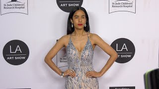 Massiel Taveras 2022 LA Art Show Opening Night Premiere Red Carpet Event [upl. by Lasser516]