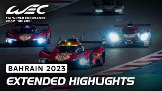 Extended Race Highlights I 2023 8 Hours of Bahrain I FIA WEC [upl. by Atenaz]