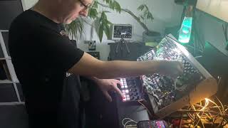 Live Progressive House and Techno Modular Synth Improvisation [upl. by Duthie]