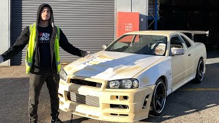 Update on the R34 Paul Walker Build [upl. by Martinson]