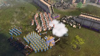 Age of Empires 4  2v2v2v2 MASTER amp APRENTICE  Multiplayer Gameplay [upl. by Corella]