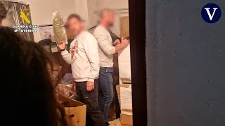 Intervenidos 6 kilogramos de marihuana y 65 de hachís en un trastero en Las Rozas [upl. by Eniamerej]