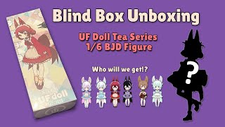 Blind Box Unboxing  UF Doll Tea Series 16 BJD Figure  kikagoods [upl. by Audry]