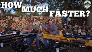 County Line vs Hyper Split 25 Ton Log Splitter Showdown [upl. by Abbotson710]