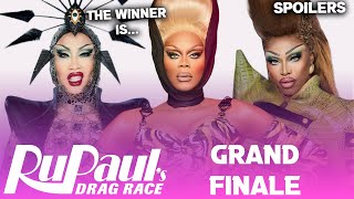 Season 16 UPTADED FINALE Heavy Spoilers  RuPauls Drag Race TOP 2 MISS CONGENIALITY ETC [upl. by Netniuq]