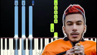 BLANCO Sfera Ebbasta  MI FAI IMPAZZIRE Piano Tutorial [upl. by Ensoll]