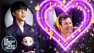 Jimmy Is a Jimin Superfan  The Tonight Show Starring Jimmy Fallon [upl. by Gnas213]