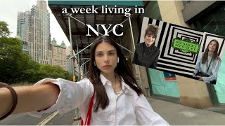 a week in my life in NYC interviewing winona ryder and jenna ortega concerts and touching grass [upl. by Summer770]