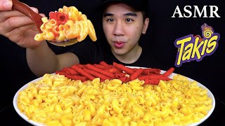 ASMR KRAFT MAC AND CHEESE TAKIS MUKBANG No Talking EXTREME EATING SOUNDS  BUN ASMR [upl. by Ecarg]