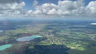 Survol du Jura en avion Jura [upl. by Atteuqaj]