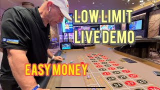 Low Budget Roulette LIVE Demo  Win Hundreds Easily [upl. by Ramsa]