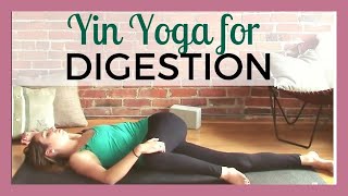 30 min Yin Yoga for Digestion  Reduce Bloating amp Cramps [upl. by Hengel]