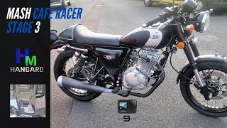 MASH CAFE RACER BLACK EDITION STAGE 3  KIT UP POWER KEIHIN 28 ARBRE A CAMES [upl. by Oirobil]