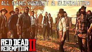 Red Dead Redemption 2  All Gang Hideouts and Elimination [upl. by Edelson]