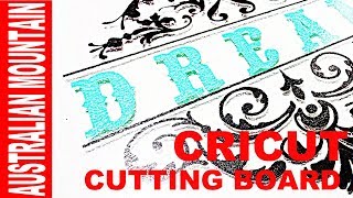 Cricut Vinyl Project How To Make Glass Cutting Board Great Gift Idea [upl. by Nyladnohr]