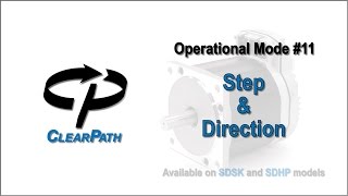 ClearPath Integrated Servo Motor Step and Direction Mode [upl. by Pattani]