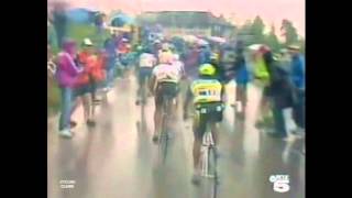 Giro dItalia 1993  Passo Pordoi  Passo di Campolongo [upl. by Iinden]