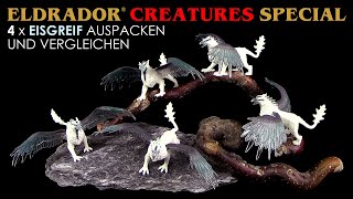 Schleich ® Eldrador ® Creatures  4 x Eisgreif auspacken 5 x vergleichen  wie ist die Qualität [upl. by Novehc]