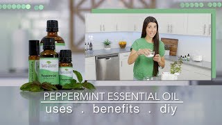 Peppermint Essential Oil Best Uses amp Benefits  Quick How To [upl. by Ainala]