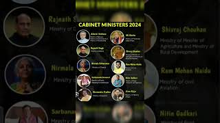 Indian PolityCabinet Ministers in 2024 [upl. by Tymes]