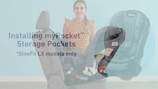 How to Install the Graco® SlimFit LX 3in1 Car Seat in rearfacing mode [upl. by Annaeiluj694]