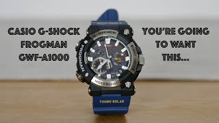 Casio GShock Frogman GWFA1000 Review  All new and highly desirable [upl. by Arag734]