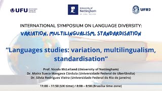 Opening panel “Languages studies variation multilingualism standardisation” [upl. by Lunt]